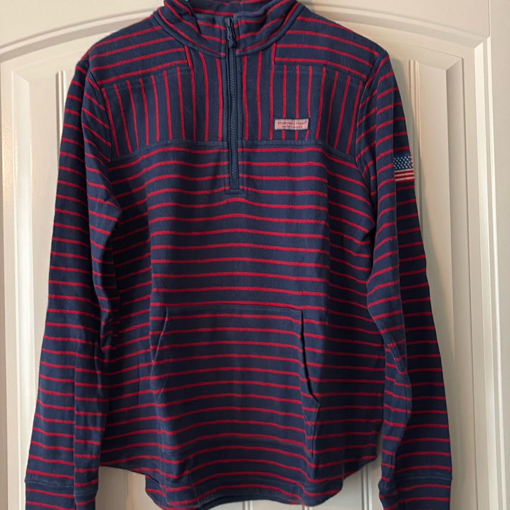 Vineyard Vines Womens Sz L Quarterzip